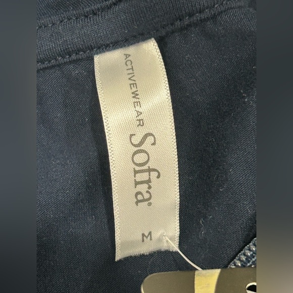 NWT Sofra Women's Cotton Blend Lightweight Zip Up Hoodie Size Medium - Picture 6 of 7